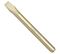 WEDO Scalpello piatto non scintillante,Scalpello a freddo in bronzo alluminio,Lama 30mm,Scalpello per pavimenti con albero esagonale, lunghezza 300 mm, standard DIN, certificato BAM e FM
