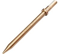 WEDO Scalpello pneumatico anti-goccia, scalpello conico di sicurezza senza scintille in rame berillio, standard DIN certificato BAM e FM, 10 x 12 x 125 mm
