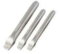WEDO Set di scalpelli a freddo da 3 pezzi, set di scalpelli piatti in acciaio inossidabile, lama 16, 18, 20 mm, set di scalpelli per legno, anticorrosione, ad alta resistenza, superficie lucida,