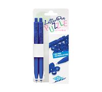 WEDO Set Letter Pen Puzzle, blu 2 penne con lettere