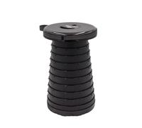 WEDO SITTOGO® NXT PP Sgabello telescopico da campeggio, certificato TÜV & GS, peso di terza generazione migliorato 1,06 kg, portata 150 kg, colore nero