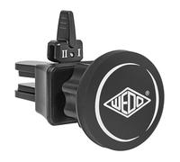 Wedo 6006001 ancorarla auto magnete Portapalmare per sfogo aria dell'automobile, nero universale per tutti i dispositivi, 360 gradi giunto sferico, a 2 passi interruttore basculante, presa gommata