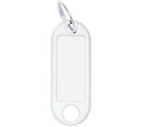 Wedo Targhette Portachiave, 18 Mm, Bianco bianco Riutilizzabile