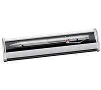 WEDO Vierfarb-Kugelschreiber mit Schiebemechanik, chrom