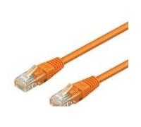 WEDRONIC Goobay - Cavo di rete - RJ -45 (M) a RJ -45 (M) - 1,5m - UTP - Cat 5E - Aboasato, senza gancio - arancione (95560) NEW