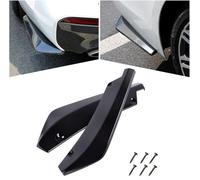 WEDSLK 2 Pezzi Spoiler per Paraurti Auto per Fiat Abarth 500 Abarth 595 Abarth 695 Abarth 124 Spider, Spoiler per Angolo di Avvolgimento, Diffusore Avvolgere Angolo Splitter,B/Carbon Fiber