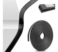 WEDSLK Protezione Portiera Auto per Jeep Compass MP, Paraspigoli Anti-perdite, in Gomma a Forma di U, Ricambi per Bagagliaio, Cofano,A/Black