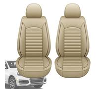 WEDSLK Set di Coprisedili e Copri Poggiatesta per Auto per BMW 5 Series 5er Serie 5 E60 E61 F10 F11 F07 F18 G30 G31 G38 G60 G61 G68, Copri Sedili Auto, Coprisedili per Sedili Completo Auto,Beige