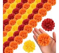 Weduspaty Marigold FLOORE GUARSI BUGGIO, Halloween ARTICIFICIALE Marigold AGRI SEGGI SEGGI