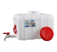 Weduspaty Serbatoio d'Acqua, Contenitore d'Acqua con Serbatoio HDPE Addensato da Gusto da 15 Litri con Manico e Tappo Girevole per Giardinaggio, Famiglia, Automobile