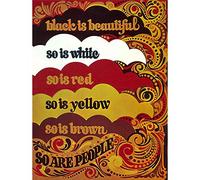 Wee Blue Coo Advert Cultural Civil Rights Integration USA Art Print Poster Wall Decor 12X16 Inch Pubblicità Culturale Civile Diritti Stati Uniti d'America Manifesto Parete