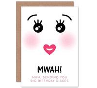 Wee Blue Coo CARD BIRTHDAY HAPPY JAPANESE KAWAII CUTE KISS MUM GIFT