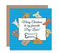 Wee Blue Coo CARD CHRISTMAS XMAS MERRY DOG LOVER POOCH FUN PRESENT GIFT