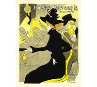 Wee Blue Coo Culture Cafe Concert Japanese Paris Toulouse-Lautrec Vintage Art Print Poster Wall Decor 12X16 Inch