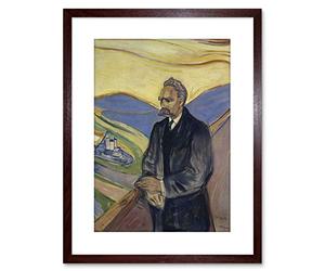 Wee Blue Coo Edvard Munch Friederich Nietzsche Painting Framed Wall Art Print
