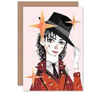 Wee Blue Coo Musical Icon Prince Of Pop Greeting Card With Envelope Inside Premium Quality Musicale
