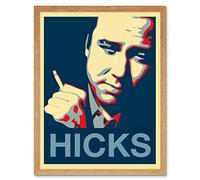 Wee Blue Coo Painting Comedy Hero William Melvin Bill Hicks Art Print Framed Poster Wall Decor 12X16 Inch Pittura Commedia Eroe Manifesto Parete