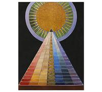 Wee Blue Coo Painting Hilma AF Klint 1907 - Poster da Parete n. 1, 30,5 x 40,6 cm