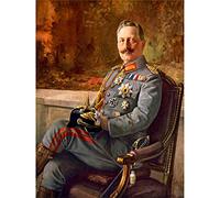 Wee Blue Coo Paintings Portrait Kaiser Wilhelm II German Emperor Art Canvas Print