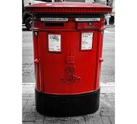 Wee Blue Coo PHOTOGRAPHY COMPOSITION EDWARDIAN POST BOX RED LONDON UK PRINT 12x16 '' POSTER FOTO Composizione Guerra Londra Regno Unito Manifesto