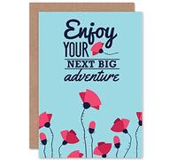 Wee Blue Coo Travel Leaving Big Adventure New Art Gift Sealed Greeting Card Plus Envelope Blank inside Viaggio Regalo