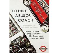 Wee Blue Coo TRAVEL TRANSPORT LONDON BUS COACH HIRE RENT ICON DOUBLE DECKER UK FINE ART PRINT POSTER 30x40cm Viaggio Trasporto Londra ALLENATORE Regno Unito Stampa artistica Manifesto