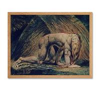 Wee Blue Coo William Blake Nebuchadnezzar Tate Collection Old Painting Art Print Framed Poster Wall Decor 12X16 Inch Pittura Manifesto Parete