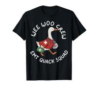 Wee Woo Crew EMT Quack Squad Duck Maglietta