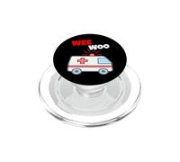 Wee Woo Funny Ambulance EMR EMS Paramedic First Responder PopSockets PopGrip per MagSafe
