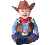 Wee Wrangler Costume Da Cowboy Bambino Neonati Incharacter Blu 2014 6-12 Mesi