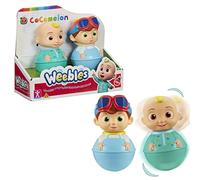 WEEBLES, 2 personaggi COCOCOMELON, Culbuto, giocattolo di risveglio, giocattolo per bambini da 1 anni, GIOCHI PREZIOSI, WEC023