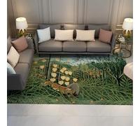 WEECHAINGE Tappeti verdeggianti per laghetti nella giungla tappeto 180x240cm Tappeto da cucina leggero sottile e lavabile in lavatrice per interni Camera dei bambini Tavolo da angolo cottura Galleria