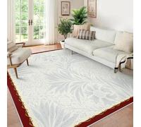 WEECHAINGE Tappeto 180x270cm floreali orientali per soggiorno Tappetino lavabili boho camera da letto antiscivoli vintage spenti sala pranzo ufficio in casa morbido a pelo basso cucina sotto il