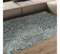 WEECHAINGE Tappeto 90x150cm per soggiorno Lavabile in lavatrice Terza floreale vintage verde antiscivolo cucina camera da letto sala pranzo ufficio Tappetino morbido a pelo basso corridoi interni la