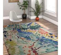 WEECHAINGE Vivid Garden Brushstroke Tappeti Da Cucina tappeto 60x90cm Tappeto da bagno antiscivolo lavabile antimacchia Stuoia morbido per soggiorno Camera da letto Sala da pranzo studio Ingresso