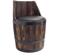 weeco Una poltrona a forma di botte di vino, un elemento unico per interni rustici per gli amanti del vino, sedie a barile, poltrone barile, sgabello in legno