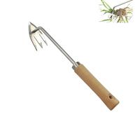 Weed Puller Tool 2025 Upgraded Manual, 3-Tooth Stainless Steel Multifunctional Weeding Tool with Ergonomic Handle, Ideal for Lawn, Garden, Farm & Yard (B 1PCS)