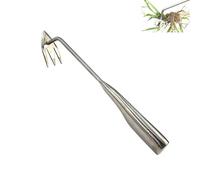 Weed Puller Tool 2025 Upgraded Manual, 3-Tooth Stainless Steel Multifunctional Weeding Tool with Ergonomic Handle, Ideal for Lawn, Garden, Farm & Yard (A 1PCS)