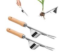 Weed Remover Tool, 2025 New Weeding Tools For Garden, Hand Weeder Tool Garden Weeding Tools, 3 Pcs Weed Puller, Stainless Steel Rake And Shovel For Garden Grass Patio Lawn (2 Pcs A)