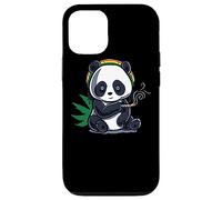 Weed Smoking Panda Marijuana Cannabis Stoner THC CBD 420 Custodia per iPhone 12/12 Pro