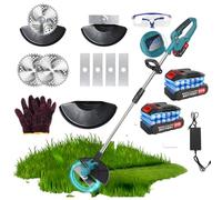 Weed Wacker, 2 mangia-erbacce da 2,0 Ah 21 V, funzionamento a batteria con motore brushless da 1280 W, per giardini e cortili