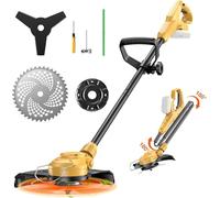 Weed Wacker - Diserbante per batteria Dewalt da 20 V, senza fili, 30,5 cm, 600 W, 5800 giri/min, con lama a 3 denti, disco sega per prato, cortile e cespuglio (senza batteria)