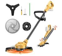 Weed Wacker senza fili per batteria Dewalt da 20 V, motore senza spazzole da 600 W, 5800 giri/min, con doppio design di sicurezza, per tagliare giardini e cespugli (senza batteria)