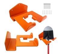 Weedeater Hanger - Acciaio 6x3.7x6in gancio di montaggio a parete pesante | Porta del trimmer in, rivestimento anti-slip, deposito per utensili da garage, rack per attrezzature per prato | Gaŕage