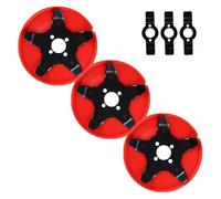 Weeding Discs for Weed Eater, Weeder Plate for Weedeater, 2025 Upgraded Universal Weeding Disc, One Blade Replacement Heads, for Trimmer Weeds and Paddy (3 pcs)