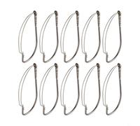 Weedless - Confezione da 10 ami spinati per pesca a vite senza erbacce, per pesca con rig stravaganti in zone di copertura pesante e strutturali (3/0)