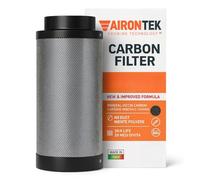 Weedness Airontek Filtro ai carboni attivi Grow 150 m³/h 125 mm 12 cm - Anti odore - Filtro di scarico per interni ed esterni