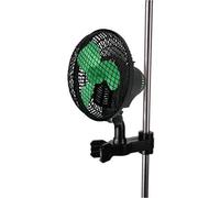 Weedness Airontek Ventilatore a clip oscillante con supporto per asta 20 Watt 2 livelli - Grow Interior Ventilazione Mini Piccolo