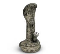 Weedness Bong in Ceramica Serpente 13 cm - Grande Set di Accessori per Bong Testa di Bong Filtro