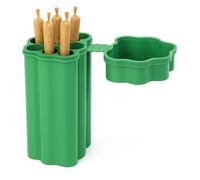 Weedness Custodia per Sigaretta 6 Pezzi Verde Impermeabile King Size Lungo Carta - Custodia Trasporto Ritenzione Tubo Astuccio Contenitore Ermetico Scatola Tubo